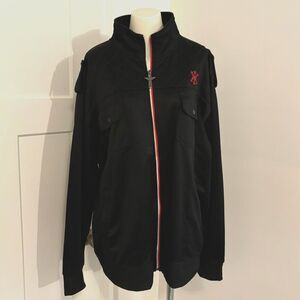 Avirex size XL Black and Red Full Zip Up